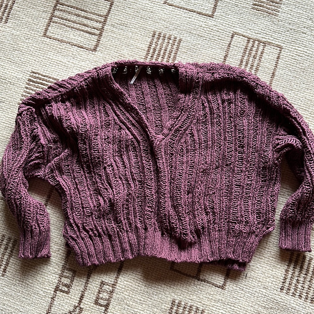 Boxy Free People sweater